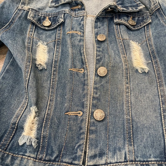 Girls Denim Jacket - Picture 2 of 4